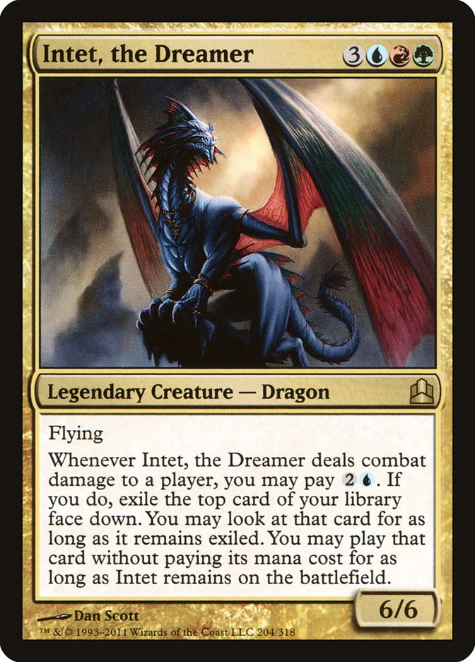 Intet, the Dreamer [Commander 2011] | Black Swamp Games