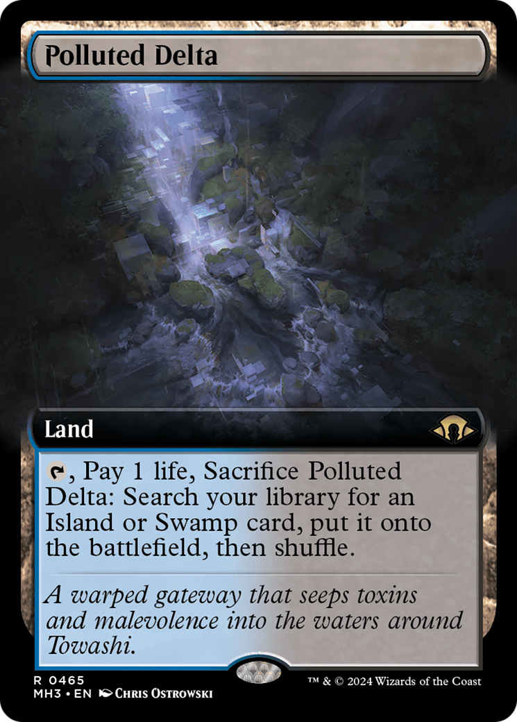 Polluted Delta (Extended Art) [Modern Horizons 3] | Black Swamp Games