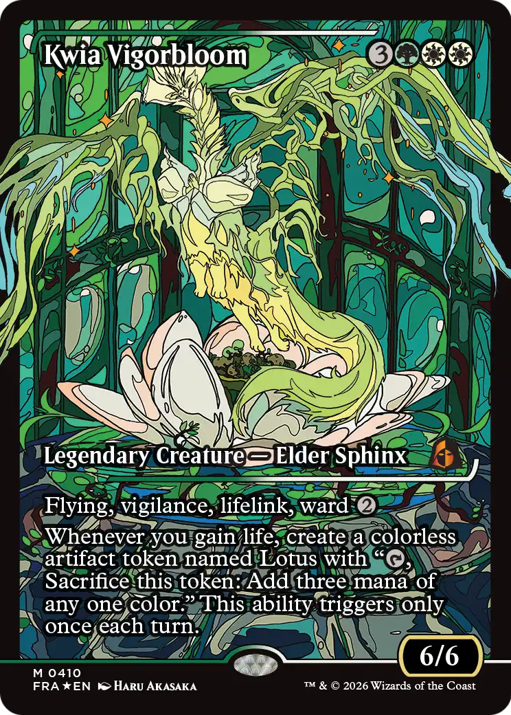 Kwia Vigorbloom (Showcase) (0410) [Reality Fracture] | Black Swamp Games