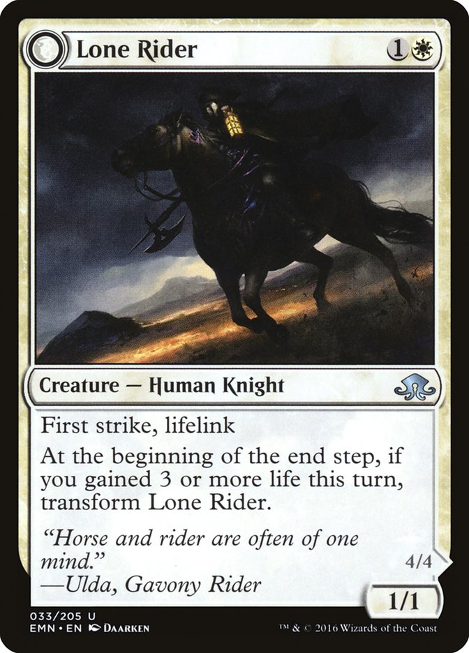 Lone Rider // It That Rides as One [Eldritch Moon] | Black Swamp Games