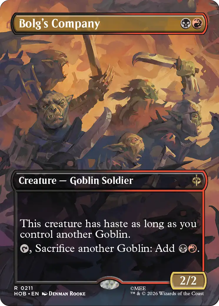 Bolg's Company (Borderless) [The Hobbit] | Black Swamp Games