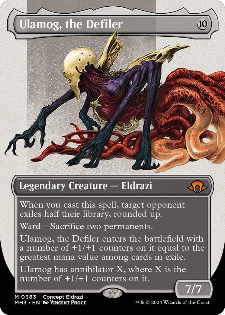 Ulamog, the Defiler (Borderless) [Modern Horizons 3] | Black Swamp Games