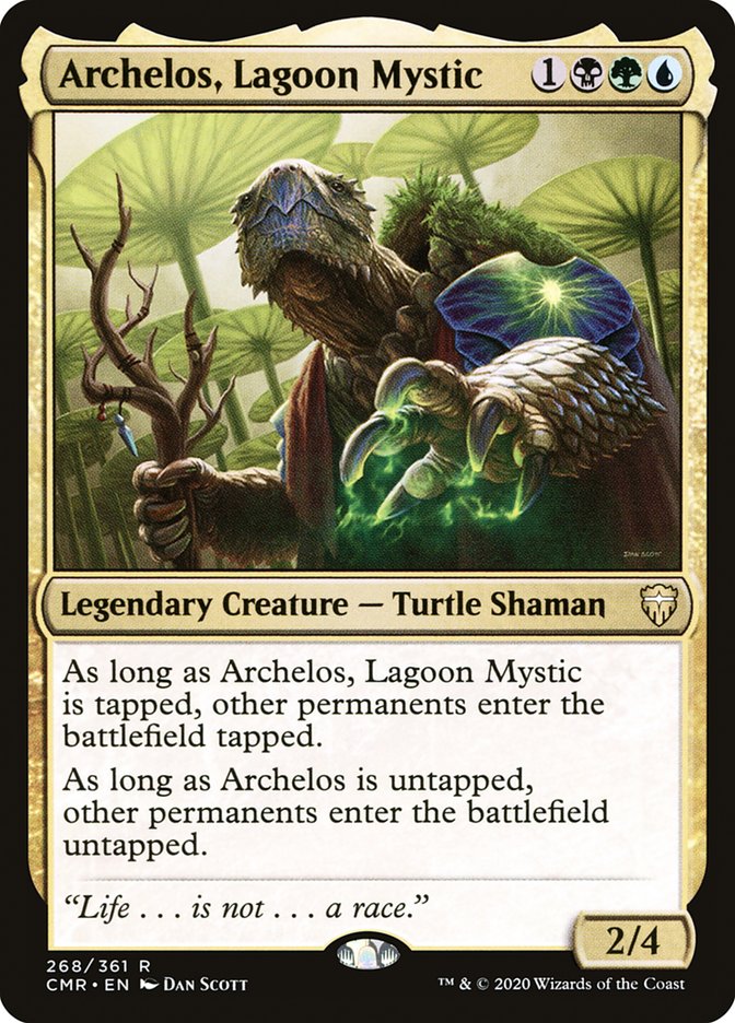 Archelos, Lagoon Mystic [Commander Legends] | Black Swamp Games