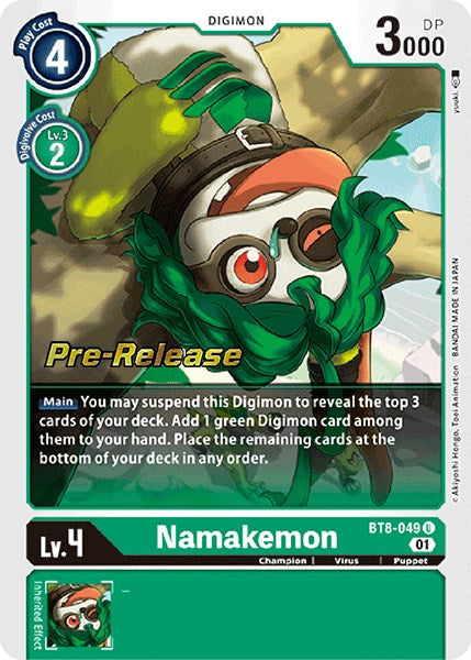 Namakemon [BT8-049] [New Awakening Pre-Release Cards] | Black Swamp Games