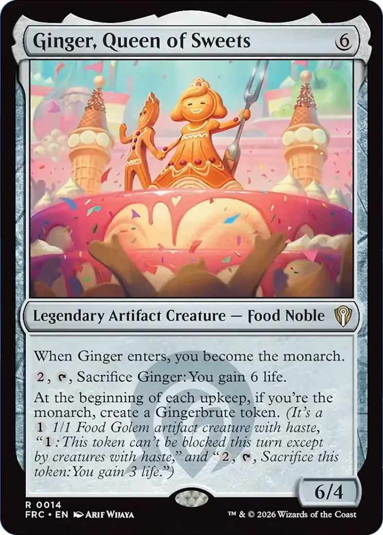 Ginger, Queen of Sweets [Reality Fracture Commander] | Black Swamp Games