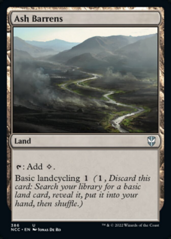 Ash Barrens [Streets of New Capenna Commander] | Black Swamp Games