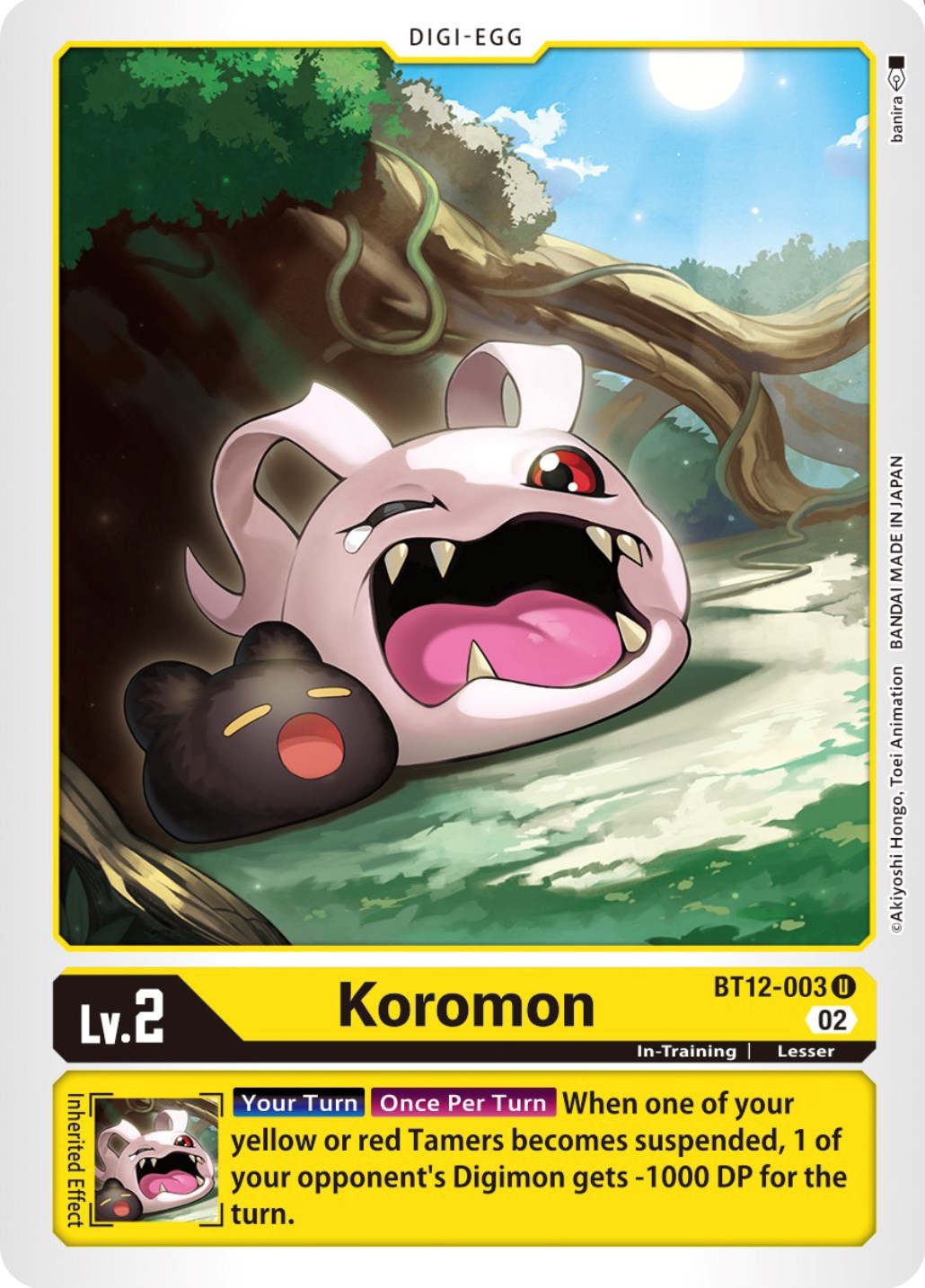 Koromon [BT12-003] [Across Time] | Black Swamp Games