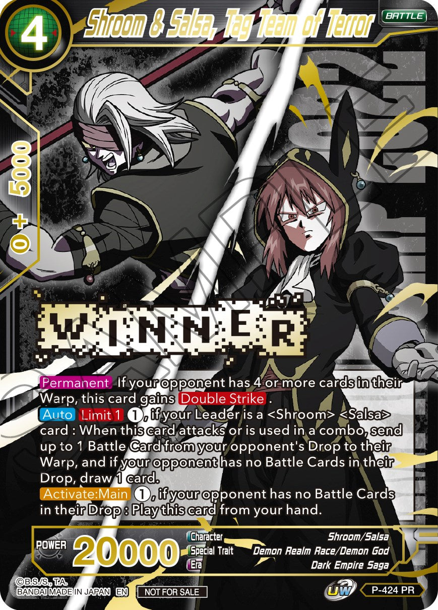 Shroom & Salsa, Tag Team of Terror (Championship Pack 2022 Vol.2) (Winner Gold Stamped) (P-424) [Promotion Cards] | Black Swamp Games