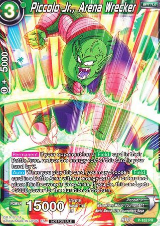 Piccolo Jr., Arena Wrecker (Power Booster: World Martial Arts Tournament) (P-152) [Promotion Cards] | Black Swamp Games