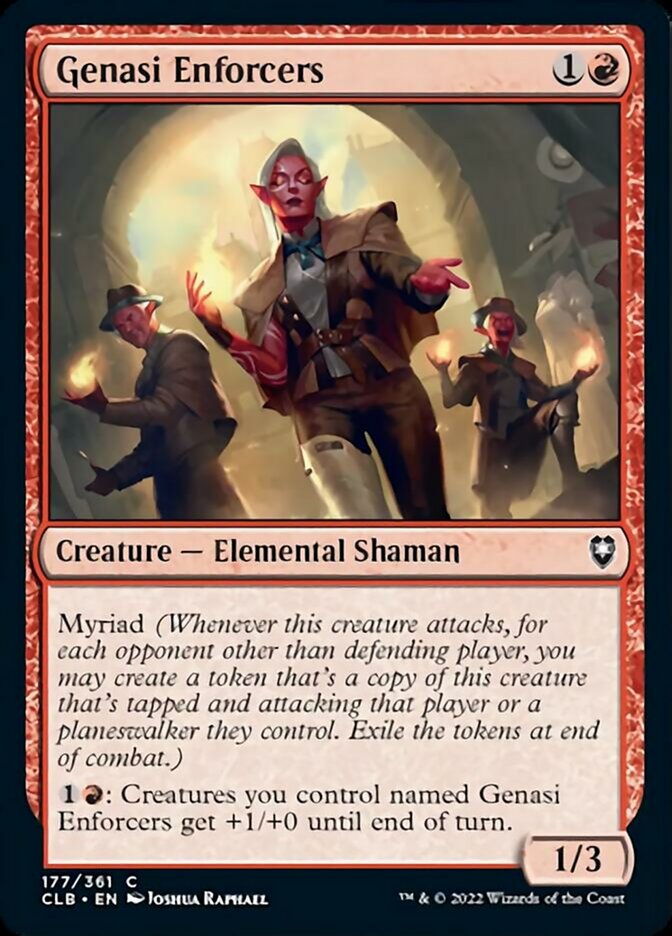 Genasi Enforcers [Commander Legends: Battle for Baldur's Gate] | Black Swamp Games