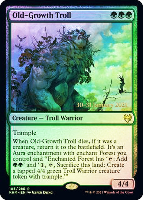 Old-Growth Troll [Kaldheim Prerelease Promos] | Black Swamp Games