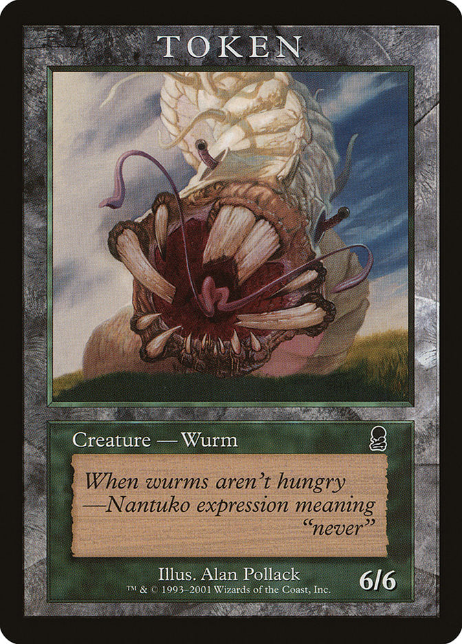 Wurm Token [Magic Player Rewards 2002] | Black Swamp Games