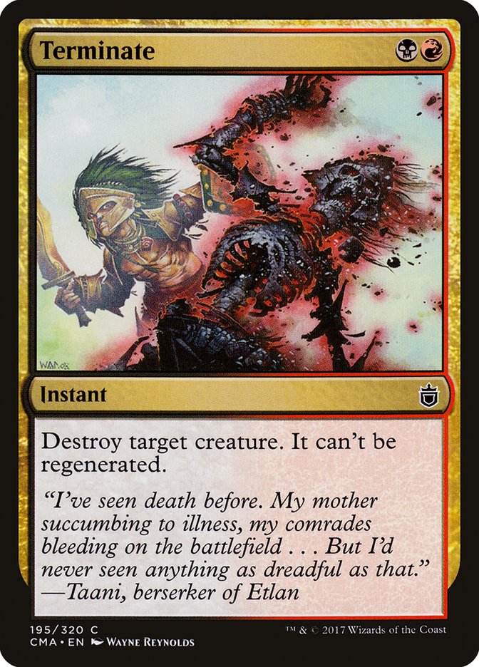 Terminate [Commander Anthology] | Black Swamp Games