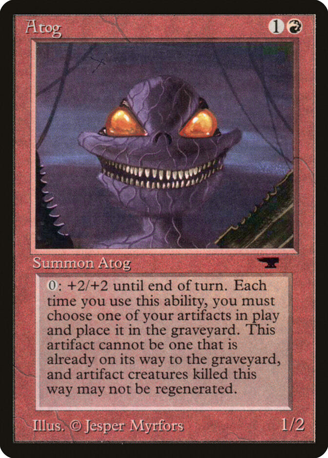 Atog (Misprinted) [Antiquities] | Black Swamp Games