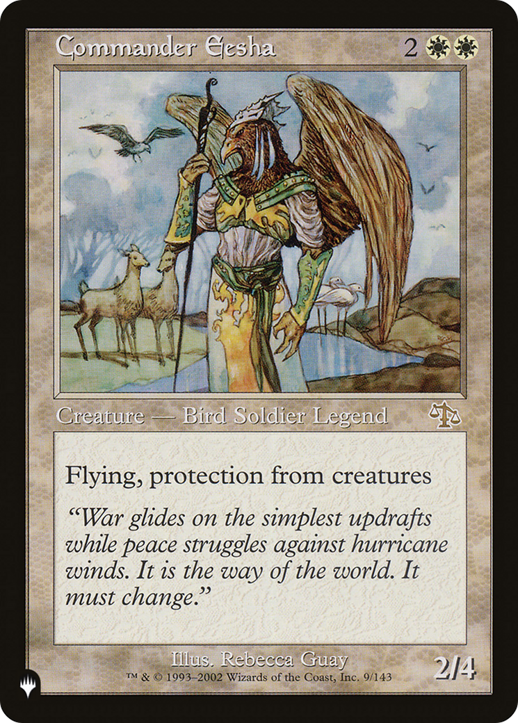 Commander Eesha [The List] | Black Swamp Games