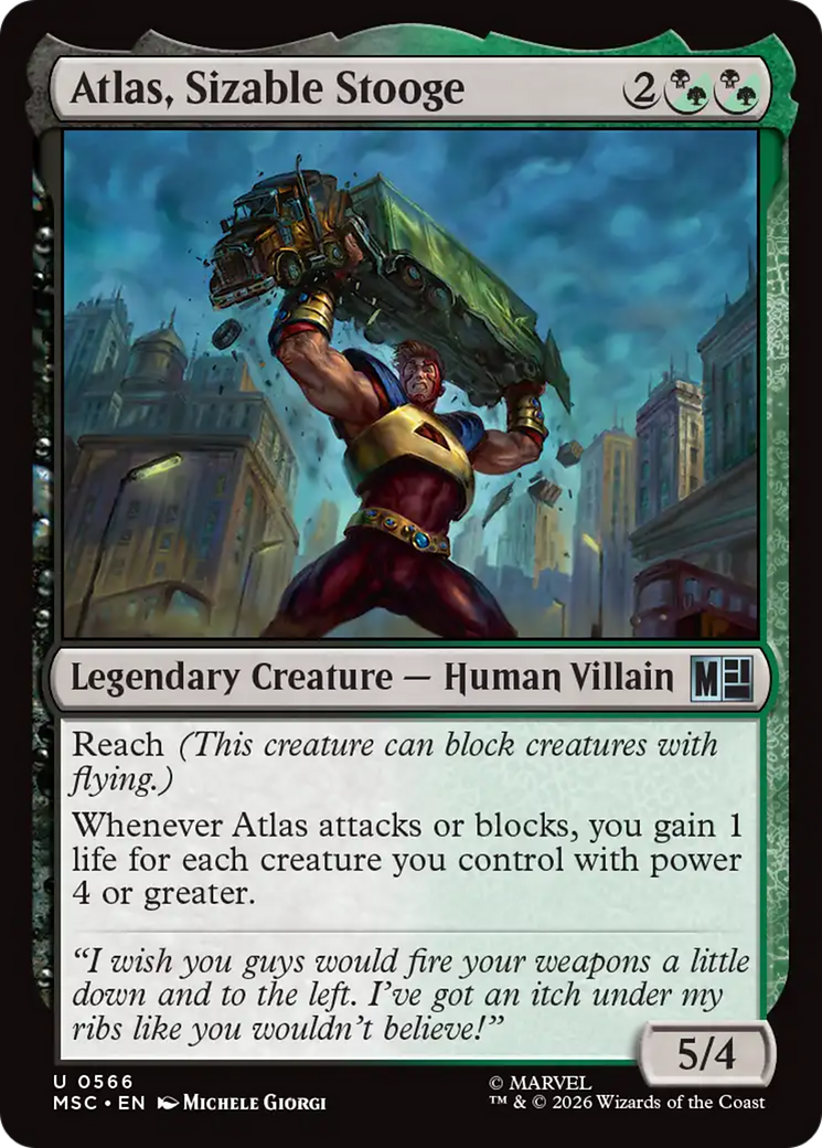 Atlas, Sizable Stooge [Marvel Super Heroes] | Black Swamp Games
