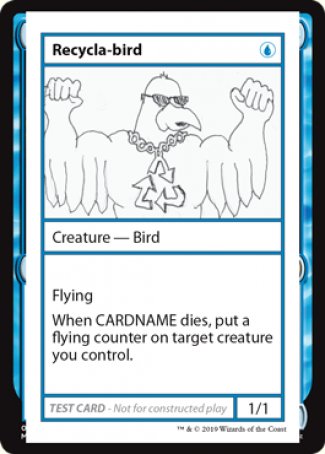 Recycla-bird (2021 Edition) [Mystery Booster Playtest Cards] | Black Swamp Games