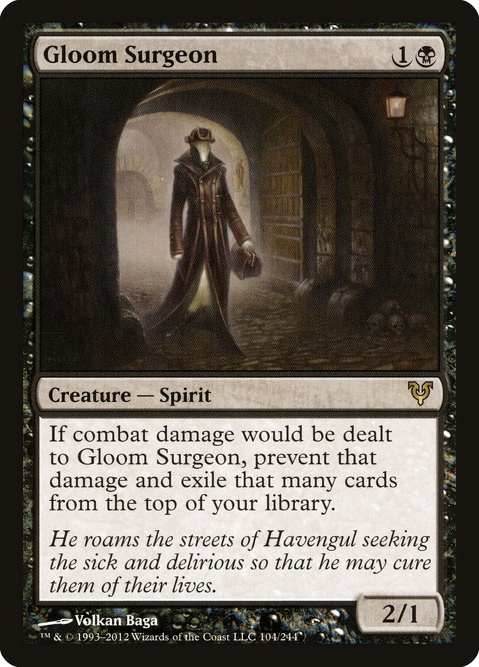 Gloom Surgeon [Avacyn Restored] | Black Swamp Games