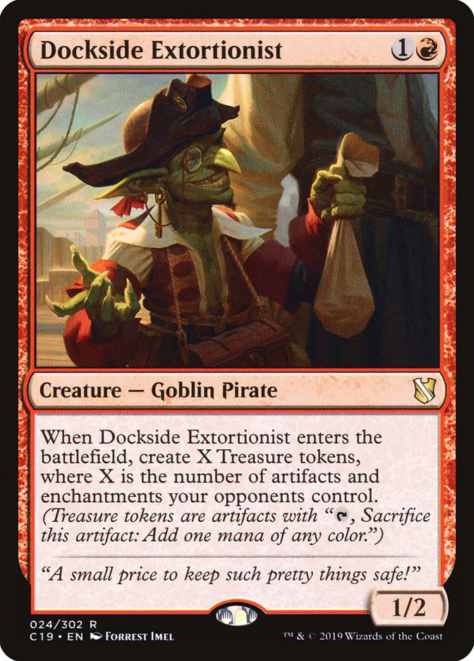 Dockside Extortionist [Commander 2019] | Black Swamp Games