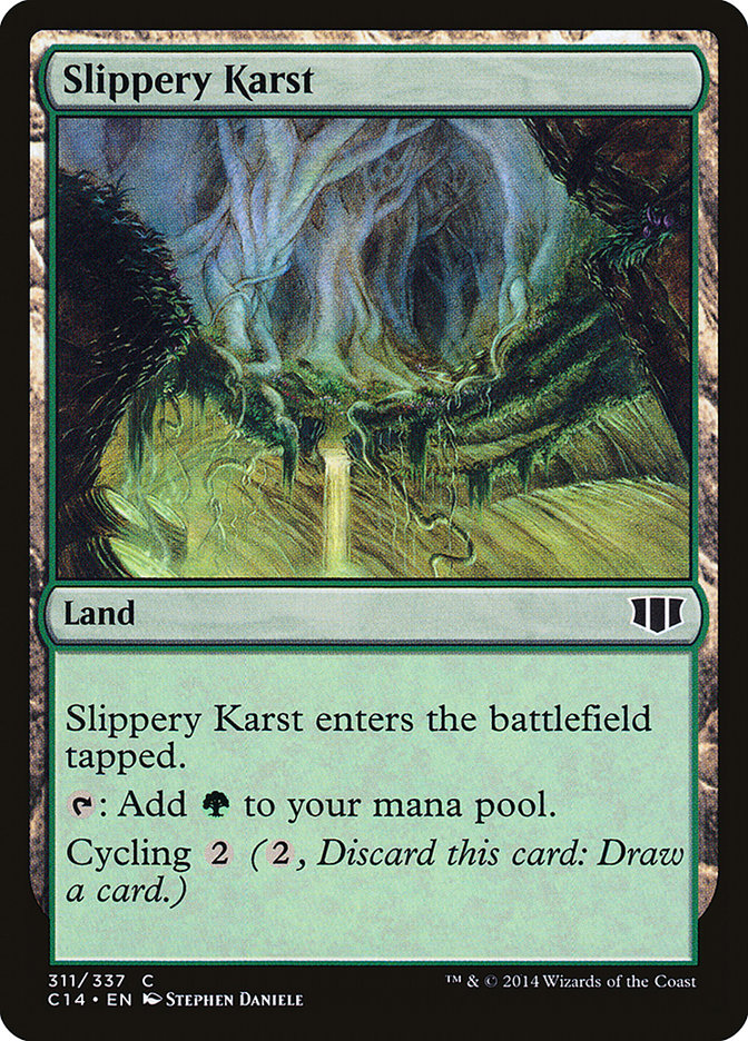 Slippery Karst [Commander 2014] | Black Swamp Games