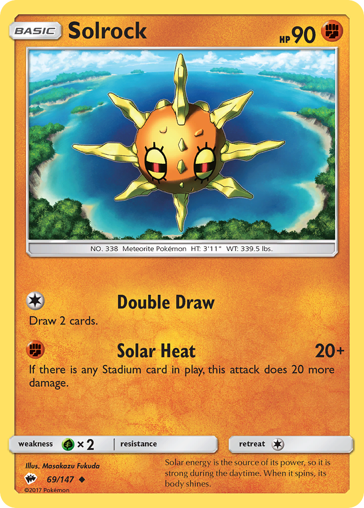 Solrock (69/147) [Sun & Moon: Burning Shadows] | Black Swamp Games