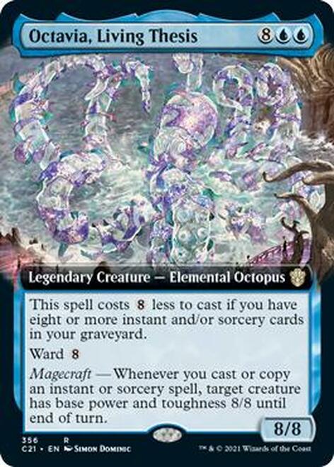 Octavia, Living Thesis (Extended Art) [Commander 2021] | Black Swamp Games