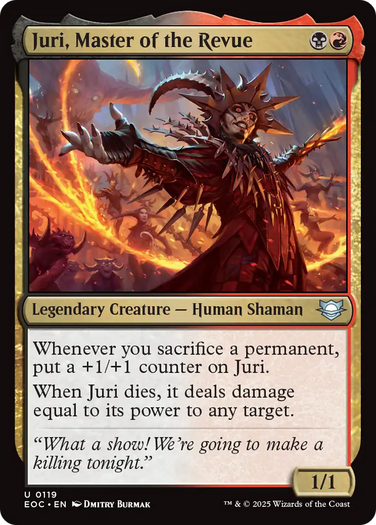 Juri, Master of the Revue [Edge of Eternities Commander] | Black Swamp Games