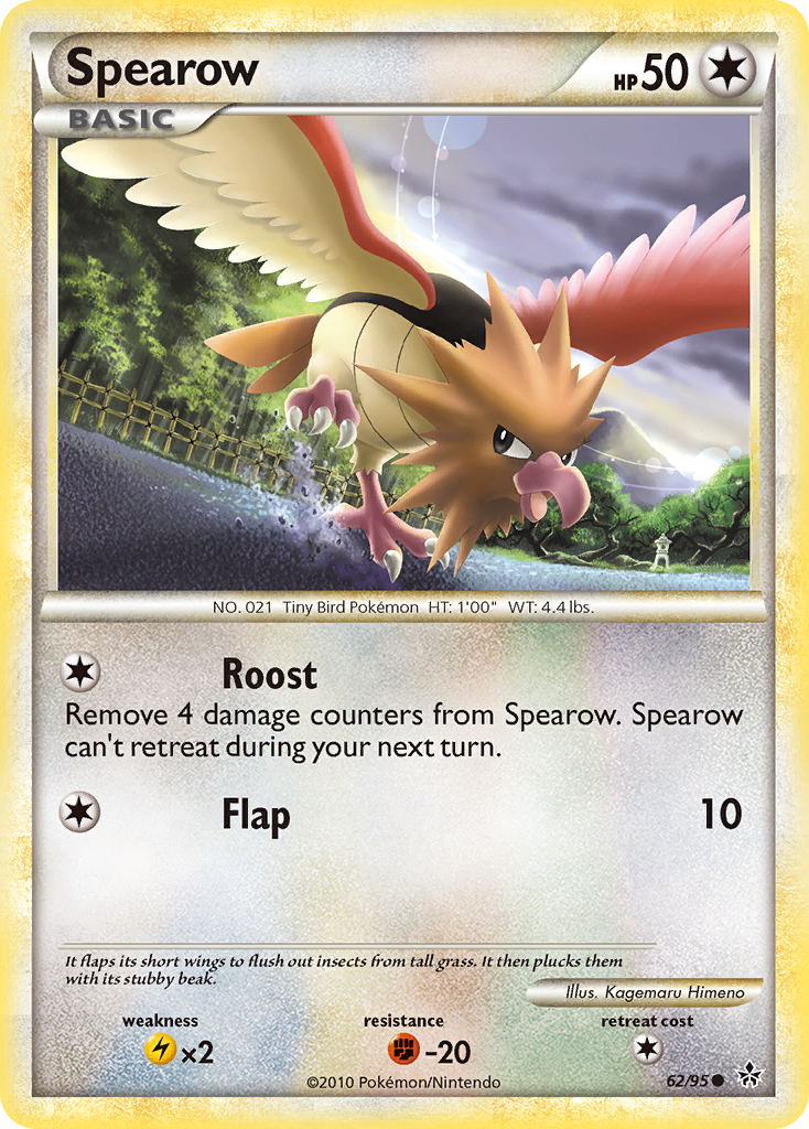 Spearow (62/95) [HeartGold & SoulSilver: Unleashed] | Black Swamp Games