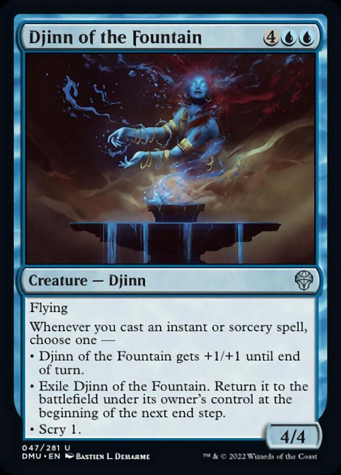 Djinn of the Fountain [Dominaria United] | Black Swamp Games
