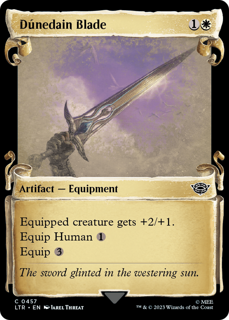 Dunedain Blade [The Lord of the Rings: Tales of Middle-Earth Showcase Scrolls] | Black Swamp Games