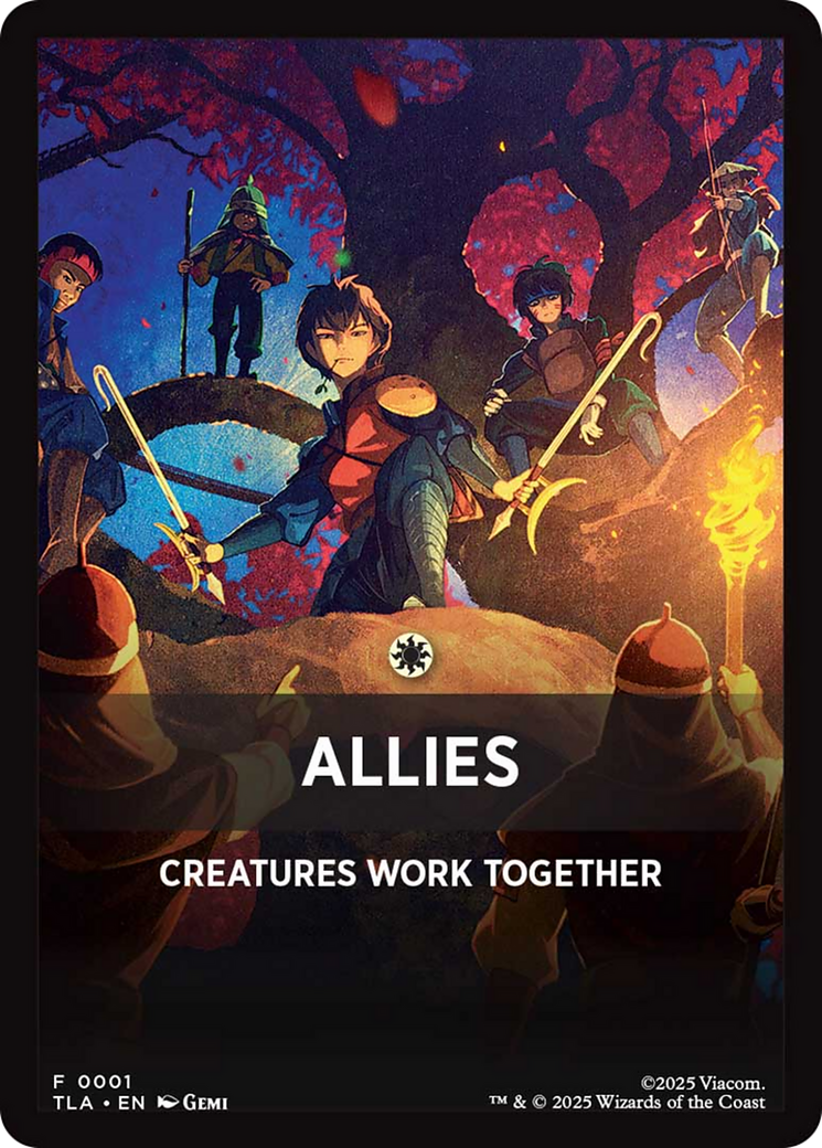 Allies Theme Card [Avatar: The Last Airbender: Eternal-Legal] | Black Swamp Games