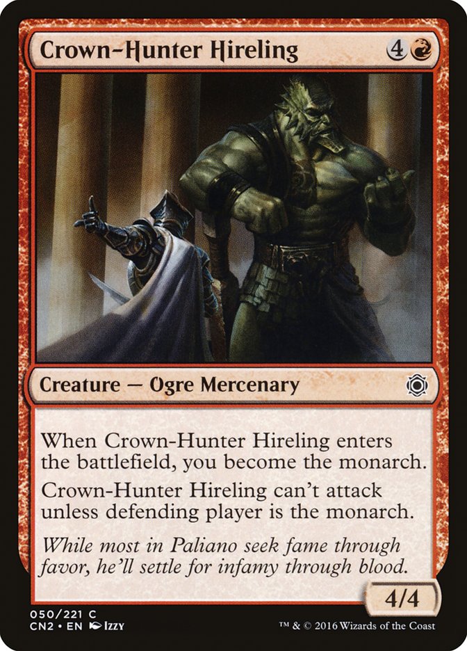 Crown-Hunter Hireling [Conspiracy: Take the Crown] | Black Swamp Games
