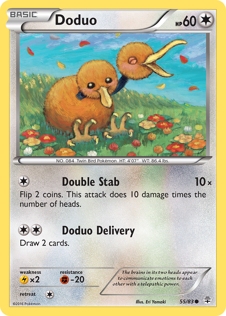 Doduo (55/83) [XY: Generations] | Black Swamp Games