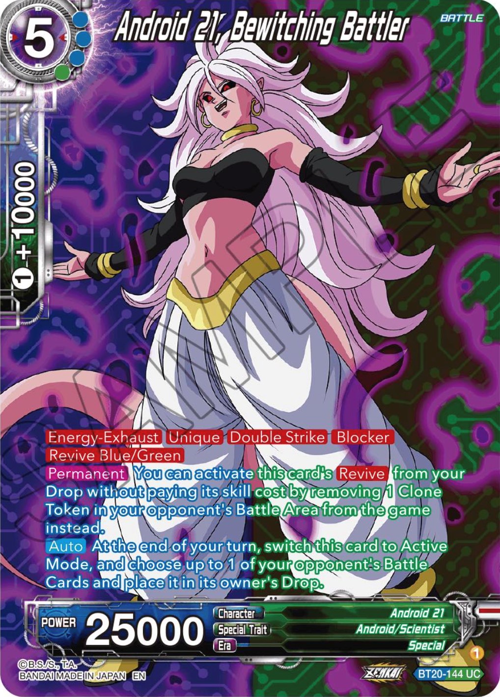 Android 21, Bewitching Battler (Silver Foil) (BT20-144) [Power Absorbed] | Black Swamp Games