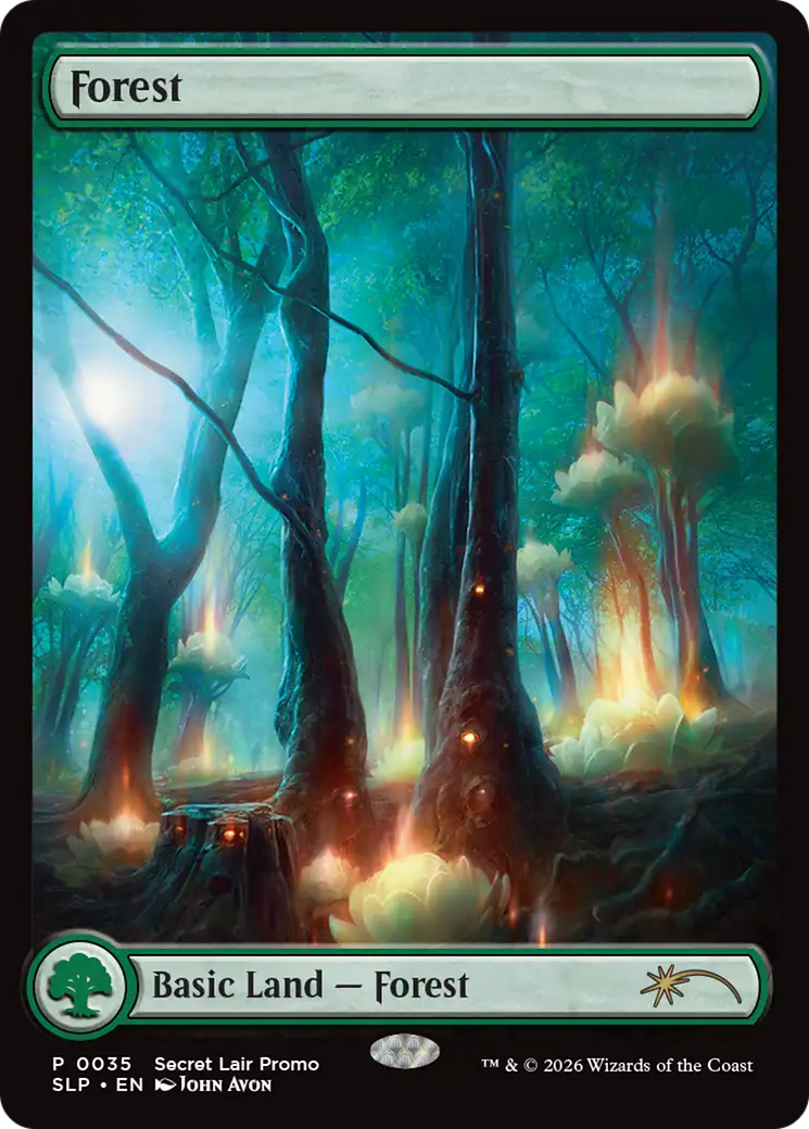 Forest (0035) [Secret Lair Showdown] | Black Swamp Games