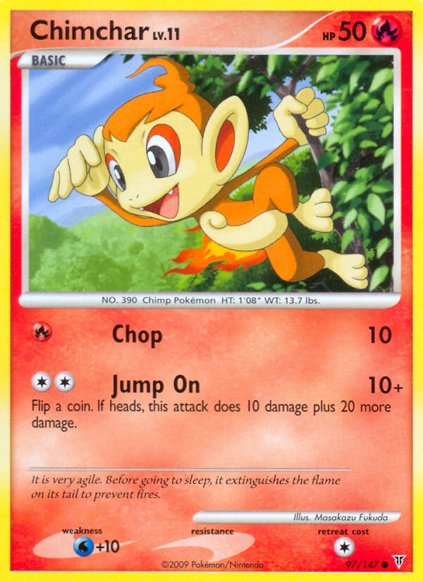 Chimchar (97/147) [Platinum: Supreme Victors] | Black Swamp Games