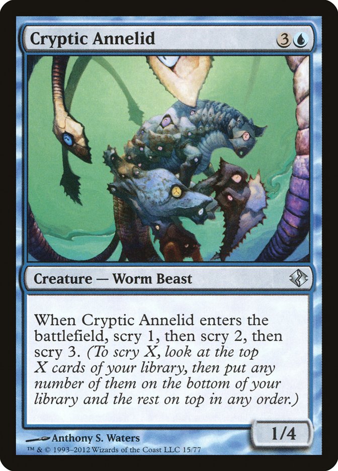 Cryptic Annelid [Duel Decks: Venser vs. Koth] | Black Swamp Games