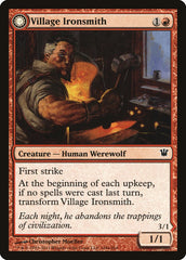 Village Ironsmith // Ironfang [Innistrad] | Black Swamp Games