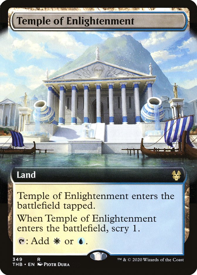 Temple of Enlightenment (Extended Art) [Theros Beyond Death] | Black Swamp Games