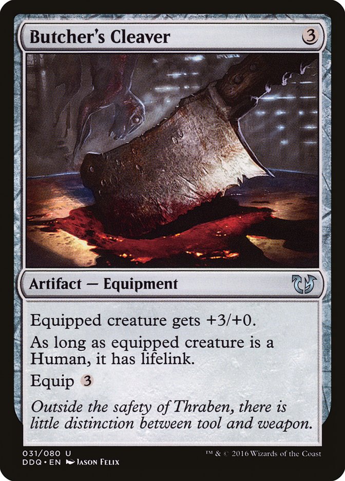 Butcher's Cleaver [Duel Decks: Blessed vs. Cursed] | Black Swamp Games