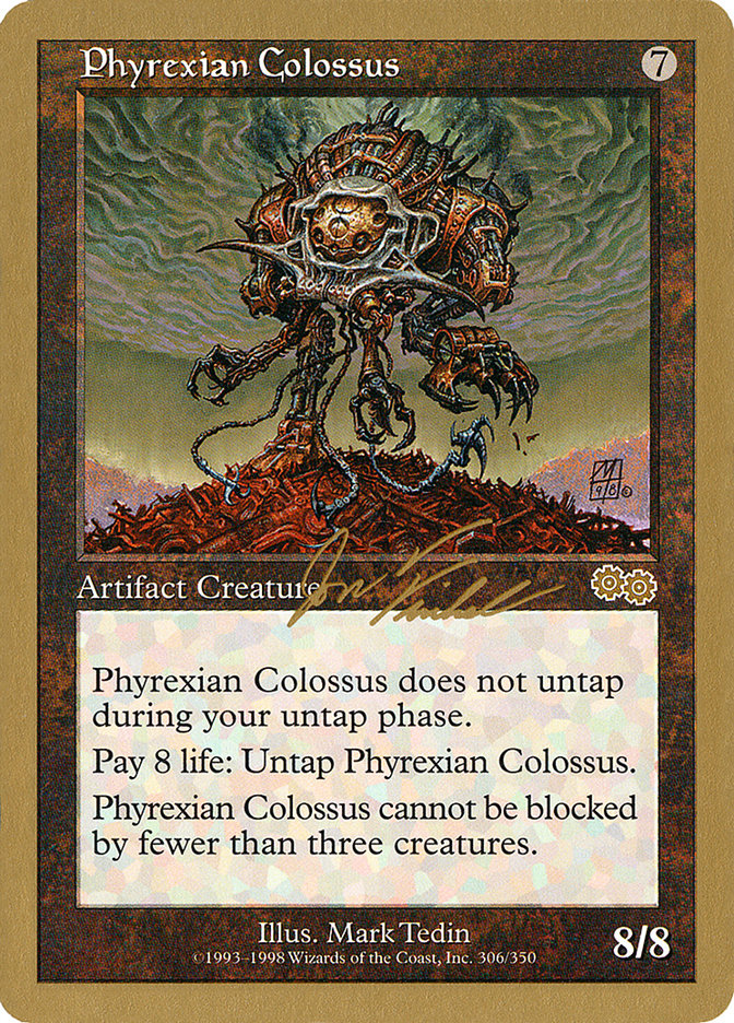 Phyrexian Colossus (Jon Finkel) [World Championship Decks 2000] | Black Swamp Games