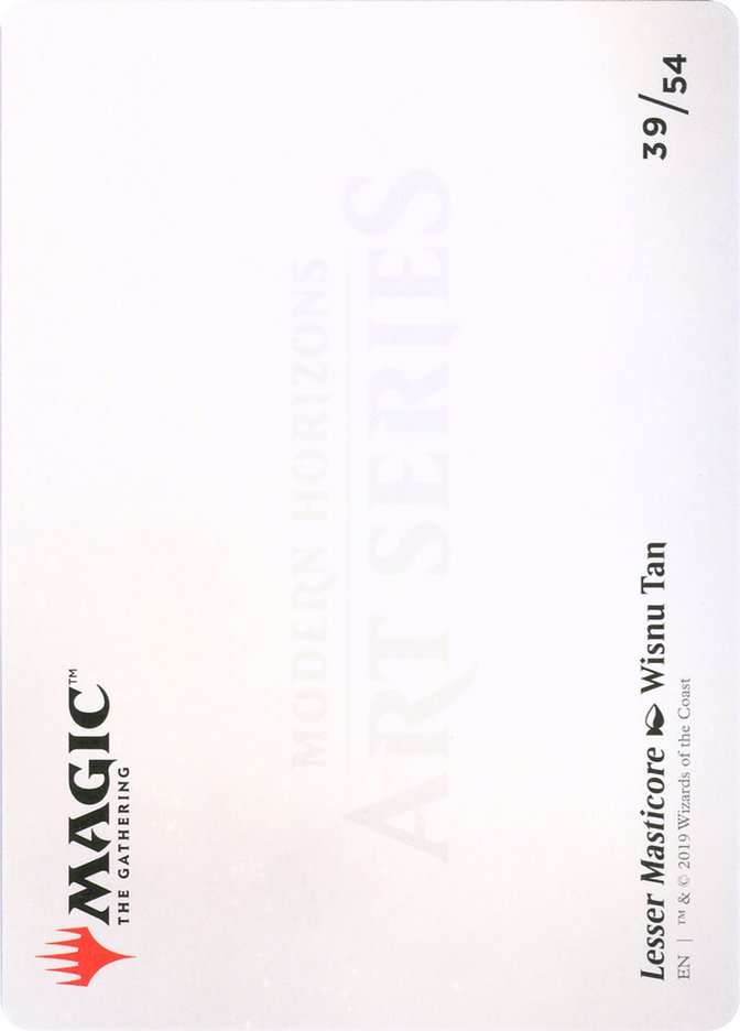 Lesser Masticore // Lesser Masticore [Modern Horizons Art Series] | Black Swamp Games