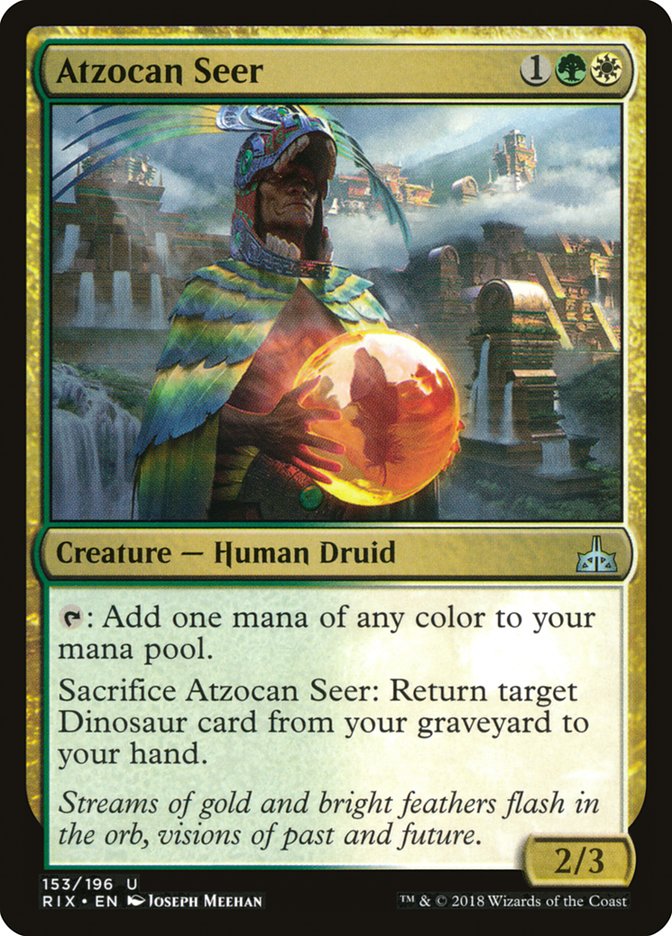 Atzocan Seer [Rivals of Ixalan] | Black Swamp Games
