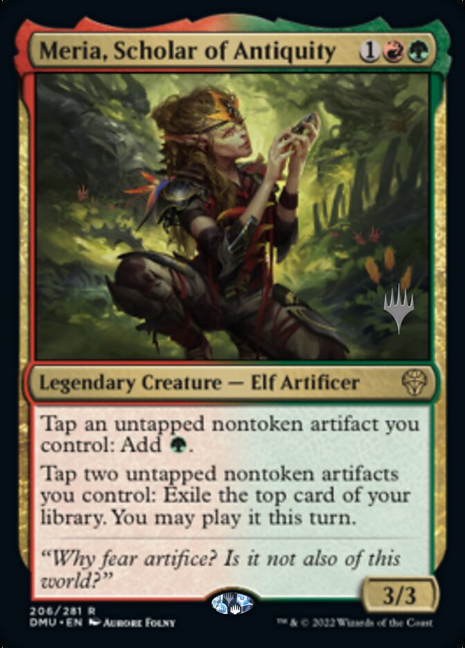 Meria, Scholar of Antiquity (Promo Pack) [Dominaria United Promos] | Black Swamp Games