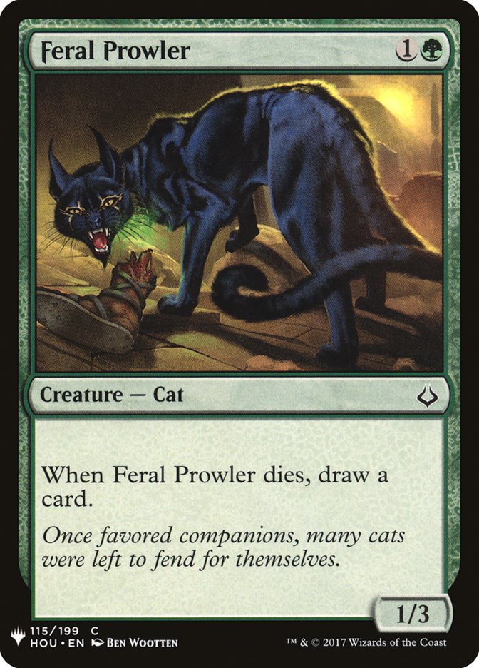 Feral Prowler [Mystery Booster] | Black Swamp Games