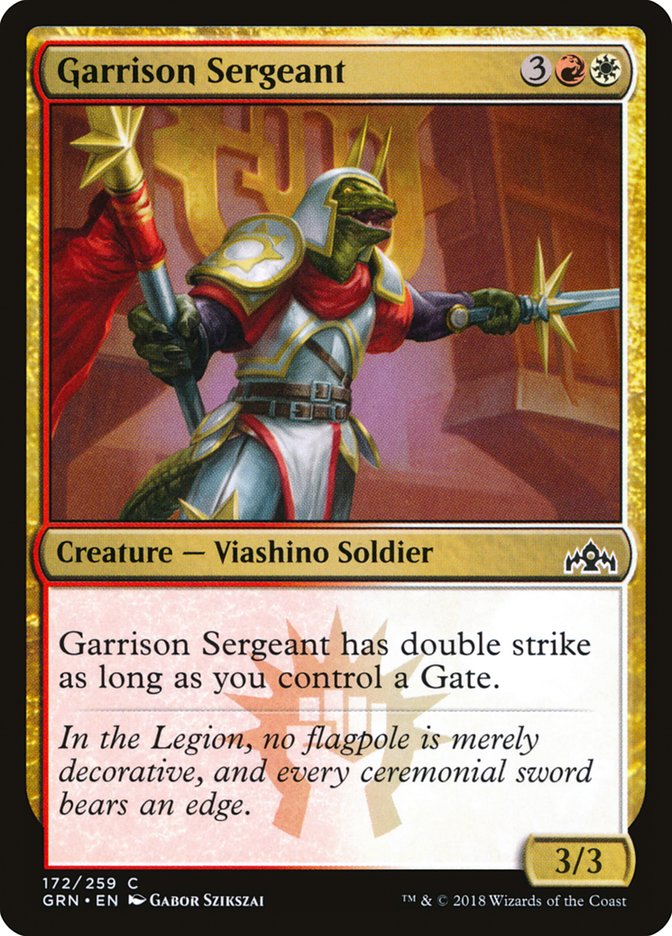 Garrison Sergeant [Guilds of Ravnica] | Black Swamp Games