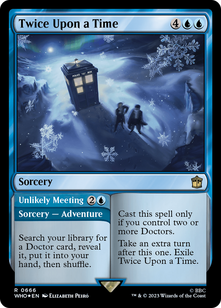Twice Upon a Time // Unlikely Meeting (Surge Foil) [Doctor Who] | Black Swamp Games