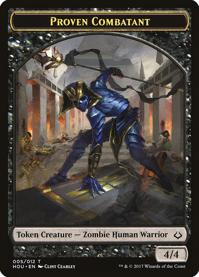 Proven Combatant Token [Hour of Devastation Tokens] | Black Swamp Games