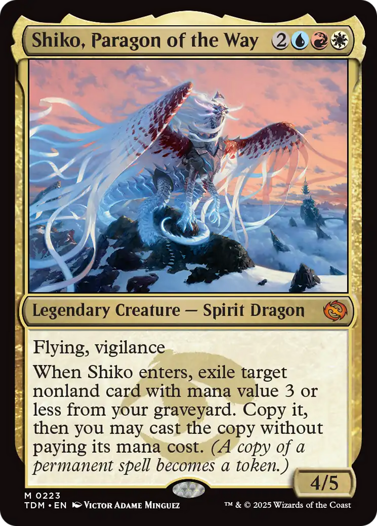 Shiko, Paragon of the Way [Tarkir: Dragonstorm] | Black Swamp Games