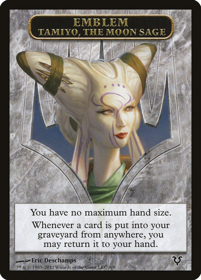 Tamiyo, the Moon Sage Emblem [Avacyn Restored Tokens] | Black Swamp Games